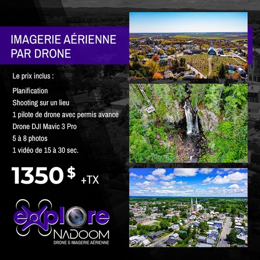 Imagerie aérienne par drone